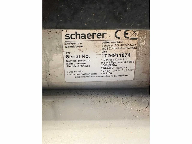 Schaerer - koffie- & espressomachines - afbeelding 6 van  10