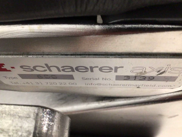 Schaerer axis 600 operatietafel - afbeelding 7 van  7