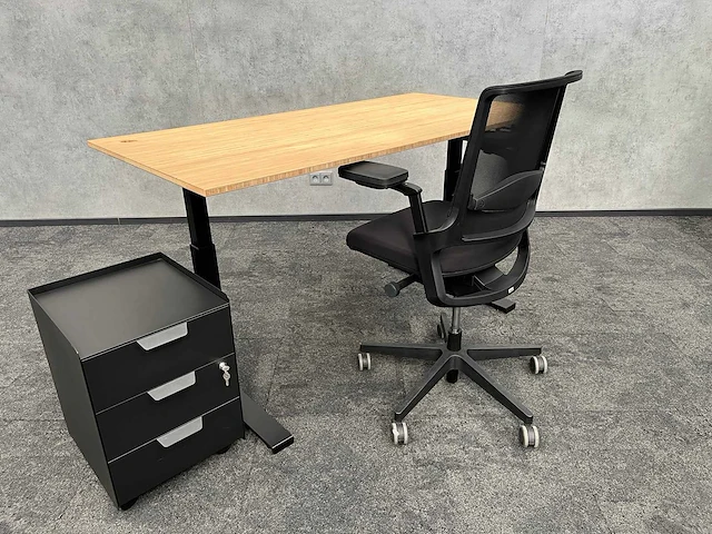 Schaffenburg/ interstuhl - ergonomische zit-sta werkplek 160x80 - afbeelding 12 van  22
