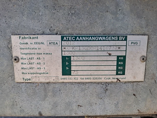 Schaftwagen, atec, pb1 var.b - afbeelding 15 van  28