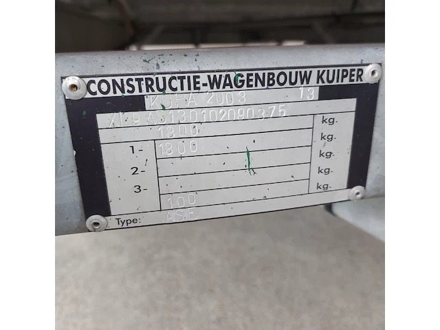 Schaftwagen, kuiper, ase, 2003 - afbeelding 30 van  36