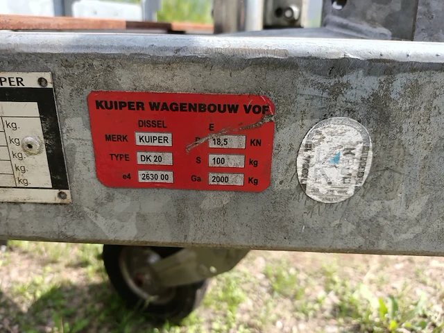 Schaftwagen, kuiper, ast, 2009 - afbeelding 24 van  24