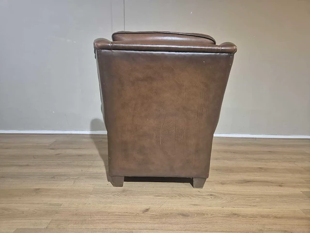 Schapenleer - club - fauteuil - afbeelding 8 van  10