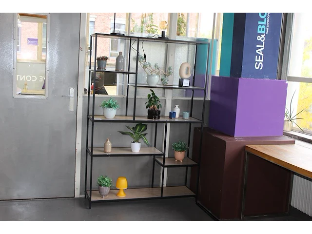 Schappenkast. afmeting 120 x 31 x 170 cm. - afbeelding 1 van  2