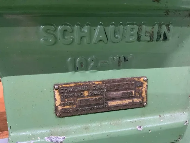 Schaublin 102-vm universele draaibank - afbeelding 2 van  19
