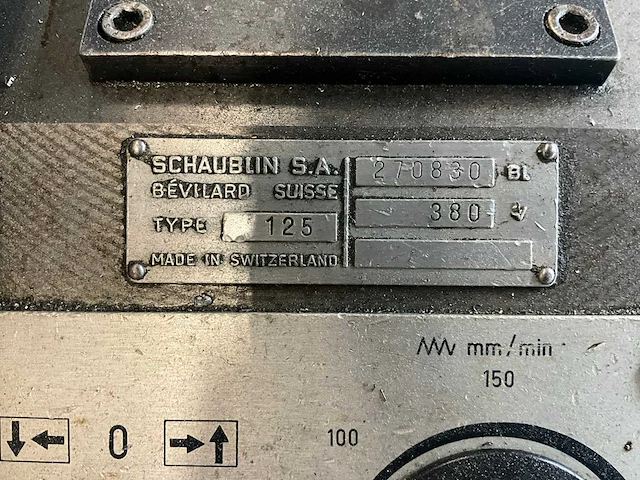 Schaublin 125 universele draaibank - afbeelding 16 van  28