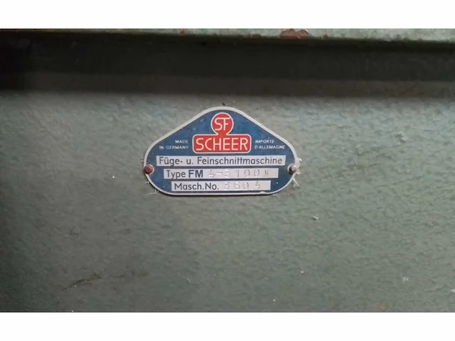Scheer - fm 4-3100 k - fineerzaagmachine - afbeelding 5 van  9