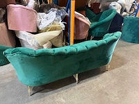 Schelpbank groen 180 cm - afbeelding 2 van  4