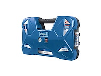 Scheppach 5906118901 luchtcompressor, 1100 w, 230 v, blauw zilver zwart - afbeelding 1 van  4