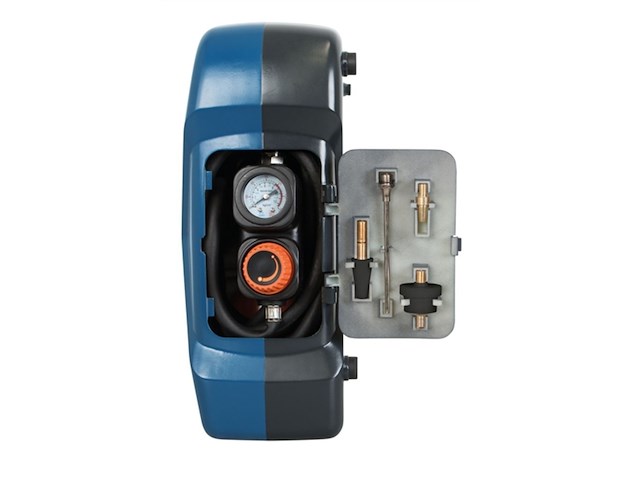 Scheppach 5906118901 luchtcompressor, 1100 w, 230 v, blauw zilver zwart - afbeelding 3 van  4