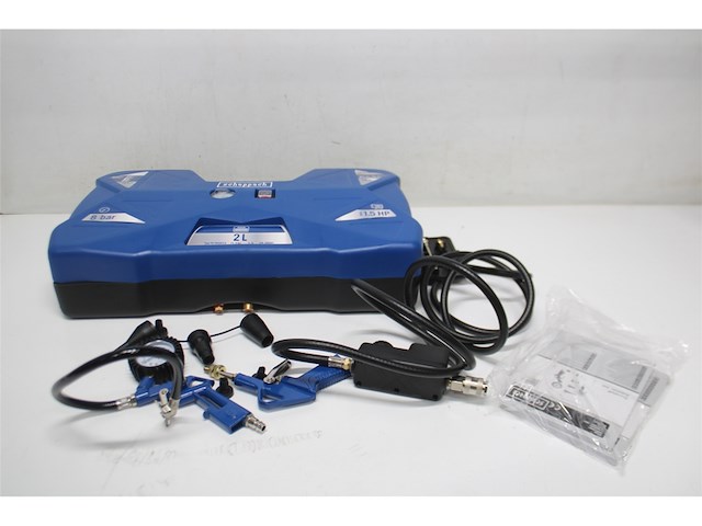 Scheppach 5906118901 luchtcompressor, 1100 w, 230 v, blauw zilver zwart - afbeelding 4 van  4