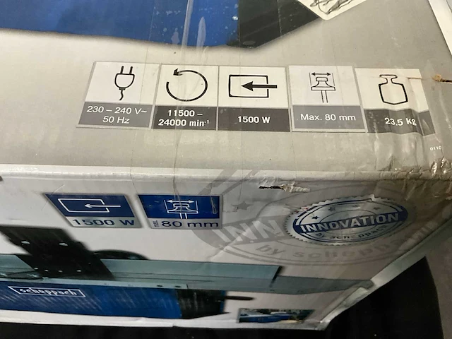 Scheppach hf50 tafel- en spilfreesmachine - afbeelding 2 van  7