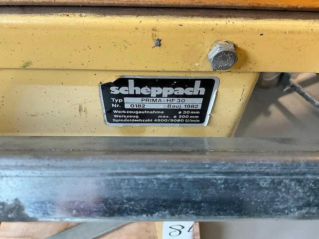 Scheppach prima-hf 30 tafel- en spilfreesmachine - afbeelding 5 van  8