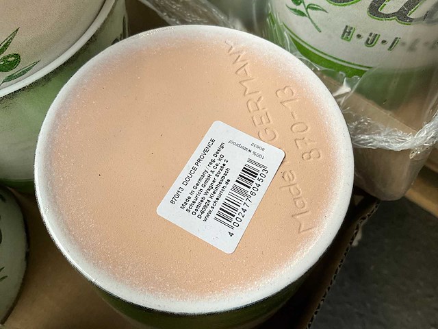 Scheurich - rond - royal gold / douche provence - partij bloempotten - afbeelding 6 van  11