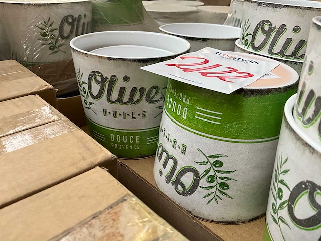 Scheurich - rond - royal gold / douche provence - partij bloempotten - afbeelding 8 van  11