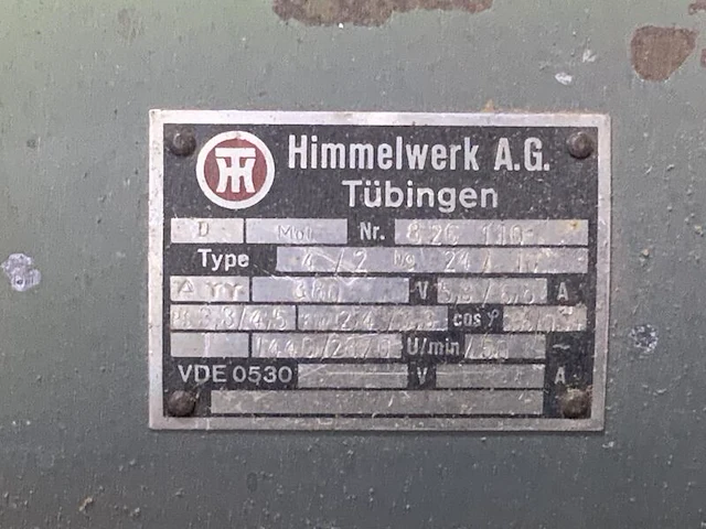 Schijf schuurmachine, himmelwerk ag, bruin - afbeelding 5 van  5