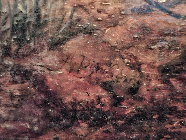Schilderij 17e eeuwse hertenjacht, mogelijk adam pijnacker (1622–1673), 17e eeuw - afbeelding 3 van  9