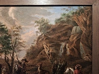 Schilderij 17e eeuwse hertenjacht, mogelijk adam pijnacker (1622–1673), 17e eeuw - afbeelding 4 van  9