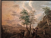 Schilderij 17e eeuwse hertenjacht, mogelijk adam pijnacker (1622–1673), 17e eeuw - afbeelding 7 van  9