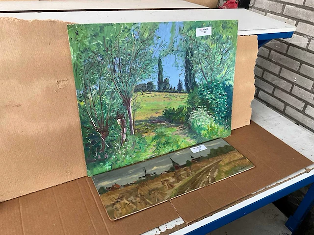 Schilderij (2x) - afbeelding 1 van  6