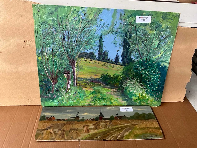 Schilderij (2x) - afbeelding 2 van  6