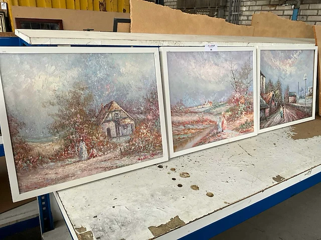 Schilderij (3x) - afbeelding 1 van  5