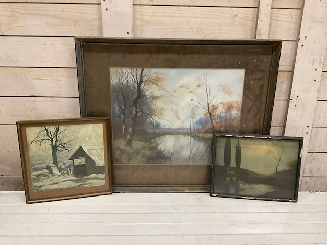 Schilderij (3x) - afbeelding 1 van  6