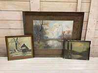 Schilderij (3x) - afbeelding 1 van  6
