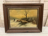 Schilderij a. geerlings 1928 - afbeelding 1 van  5