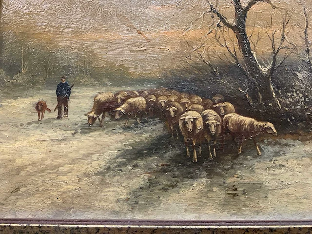 Schilderij a. geerlings 1928 - afbeelding 4 van  5