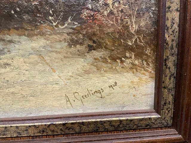 Schilderij a. geerlings 1928 - afbeelding 5 van  5