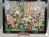 Schilderij, a. oldenhave, de rotstuin