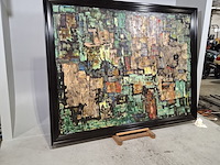 Schilderij, a. oldenhave, de rotstuin - afbeelding 2 van  7