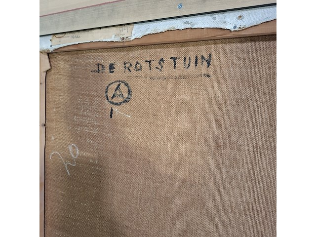 Schilderij, a. oldenhave, de rotstuin - afbeelding 7 van  7