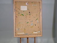 Schilderij, a. van der pas, verwilderd stuk park, 1972 - afbeelding 6 van  8