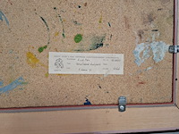 Schilderij, a. van der pas, verwilderd stuk park, 1972 - afbeelding 8 van  8