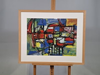 Schilderij, a. van loo, st. jansvuur, 1964 - afbeelding 1 van  8