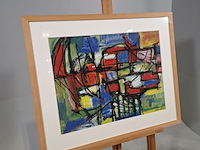 Schilderij, a. van loo, st. jansvuur, 1964 - afbeelding 2 van  8