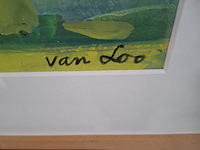 Schilderij, a. van loo, st. jansvuur, 1964 - afbeelding 4 van  8