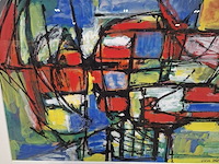 Schilderij, a. van loo, st. jansvuur, 1964 - afbeelding 6 van  8