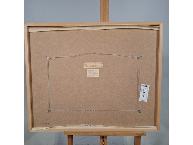 Schilderij, a. van loo, st. jansvuur, 1964 - afbeelding 7 van  8