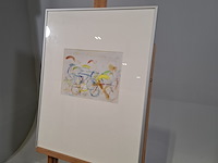 Schilderij, aart kemink, wielrennen - afbeelding 3 van  7