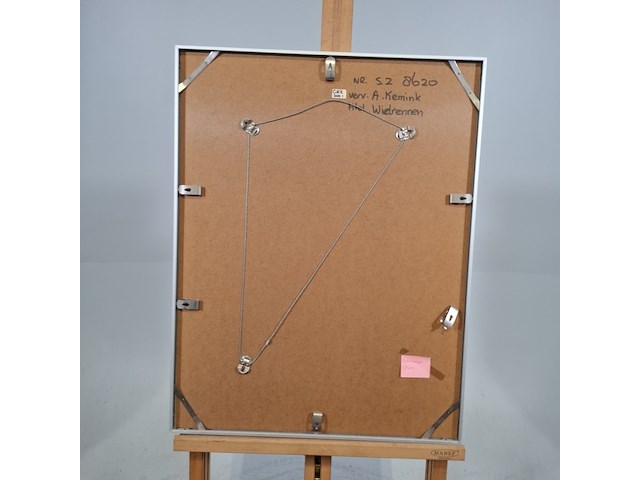 Schilderij, aart kemink, wielrennen - afbeelding 6 van  7