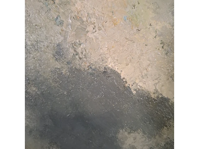 Schilderij, a.h. koster, paalhoofd bij west kapelle, 1955 - afbeelding 3 van  9