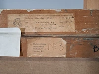 Schilderij, a.h. koster, paalhoofd bij west kapelle, 1955 - afbeelding 9 van  9