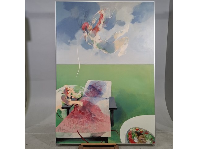 Schilderij, andré dieteren, feestelijk onthaal - afbeelding 1 van  10