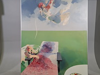 Schilderij, andré dieteren, feestelijk onthaal