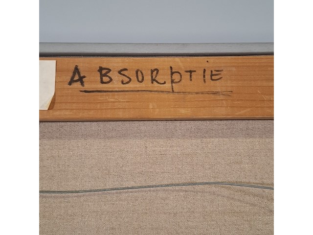 Schilderij, andries jager, absorptie , 1983 - afbeelding 7 van  8