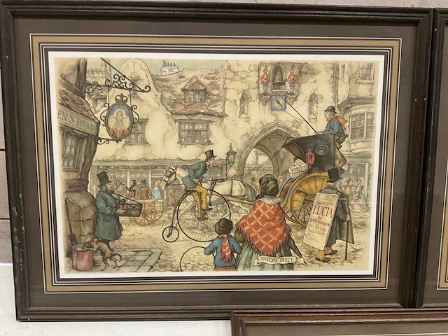 Schilderij anton pieck (3x) - afbeelding 2 van  7