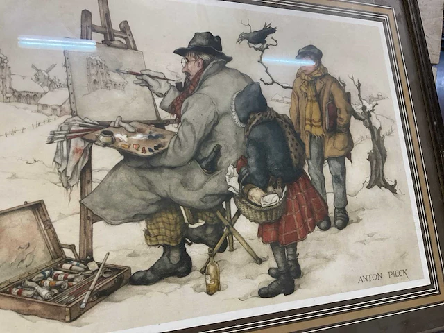 Schilderij anton pieck (3x) - afbeelding 6 van  7
